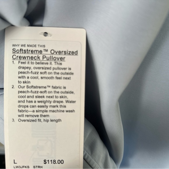 Lululemon Softstreme Crewneck Oversized Pullover - Picture 5 of 6